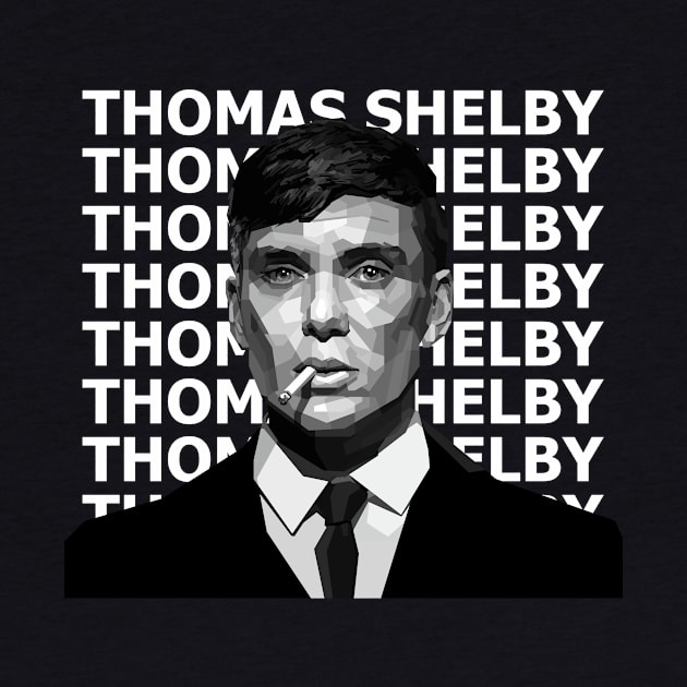 Thomas Shelby Black and White by awangwidyatama